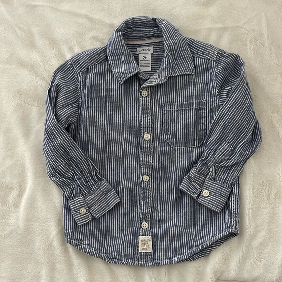 Carter’s 2T Button Down Shirt - Picture 1 of 4